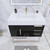 BT001 42" Modern Freestanding Bathroom Vanity with Right Drawers & Reinforced Acrylic Sink Top