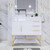 BT001 42" Modern Freestanding Bathroom Vanity with Right Drawers & Reinforced Acrylic Sink Top