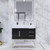 BT001 42" Modern Freestanding Bathroom Vanity with Right Drawers & Reinforced Acrylic Sink Top