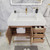 BT001 42" Modern Freestanding Bathroom Vanity with Right Drawers & Reinforced Acrylic Sink Top