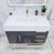 BT001 42" Modern Freestanding Bathroom Vanity with Right Drawers & Reinforced Acrylic Sink Top