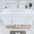 BT001 48" Modern Freestanding Bathroom Vanity with Reinforced Acrylic Sink Top