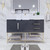 BT001 48" Modern Freestanding Bathroom Vanity with Reinforced Acrylic Sink Top