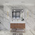 BT001 48" Modern Freestanding Bathroom Vanity with Reinforced Acrylic Sink Top