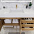 BT001 48" Modern Freestanding Bathroom Vanity with Reinforced Acrylic Sink Top