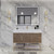 BT001 48" Modern Freestanding Bathroom Vanity with Reinforced Acrylic Sink Top