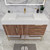BT001 48" Modern Freestanding Bathroom Vanity with Reinforced Acrylic Sink Top
