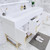 BT001 60" Modern Freestanding Single Sink Bathroom Vanity with Reinforced Acrylic Sink Top
