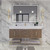 BT001 60" Modern Freestanding Single Sink Bathroom Vanity with Reinforced Acrylic Sink Top