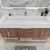 BT001 60" Modern Freestanding Single Sink Bathroom Vanity with Reinforced Acrylic Sink Top