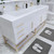 BT001 72" Modern Freestanding Double Sink Modular Bathroom Vanity with Reinforced Acrylic Sink Top