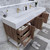 BT001 72" Modern Freestanding Double Sink Modular Bathroom Vanity with Reinforced Acrylic Sink Top