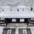 BT001 84" Modern Freestanding Double Sink Modular Bathroom Vanity with Reinforced Acrylic Sink Top