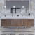 BT001 84" Modern Freestanding Double Sink Modular Bathroom Vanity with Reinforced Acrylic Sink Top