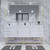 BT001 84" Modern Freestanding Double Sink Modular Bathroom Vanity with Reinforced Acrylic Sink Top