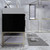 BT001 84" Modern Freestanding Double Sink Modular Bathroom Vanity with Reinforced Acrylic Sink Top