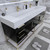 BT001 84" Modern Freestanding Double Sink Modular Bathroom Vanity with Reinforced Acrylic Sink Top