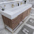 BT001 84" Modern Freestanding Double Sink Modular Bathroom Vanity with Reinforced Acrylic Sink Top