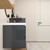 MOB 50" Modern Wall-Mounted Floating Bathroom Vanity with 20" Side Storage Cabinet & Reinforced Acrylic Sink Top