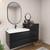 MOB 50" Modern Wall-Mounted Floating Bathroom Vanity with 20" Side Storage Cabinet & Reinforced Acrylic Sink Top