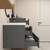 MOB 50" Modern Wall-Mounted Floating Bathroom Vanity with 20" Side Storage Cabinet & Reinforced Acrylic Sink Top
