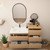MOB 50" Modern Wall-Mounted Floating Bathroom Vanity with 20" Side Storage Cabinet & Reinforced Acrylic Sink Top