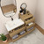 MOB 50" Modern Wall-Mounted Floating Bathroom Vanity with 20" Side Storage Cabinet & Reinforced Acrylic Sink Top