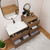 MOB 50" Modern Wall-Mounted Floating Bathroom Vanity with 20" Side Storage Cabinet & Reinforced Acrylic Sink Top