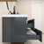 MOB 62" Modern Wall-Mounted Floating Bathroom Vanity with 20" Side Storage Cabinet & Reinforced Acrylic Sink Top