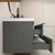 MOB 62" Modern Wall-Mounted Floating Bathroom Vanity with 20" Side Storage Cabinet & Reinforced Acrylic Sink Top