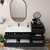 MOB 62" Modern Wall-Mounted Floating Bathroom Vanity with 20" Side Storage Cabinet & Reinforced Acrylic Sink Top