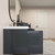 MOB 116" Modern Wall-Mounted Floating Double Sink Bathroom Vanity with 20" Center Storage Cabinet & Reinforced Acrylic Sink Tops