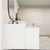 MOB 116" Modern Wall-Mounted Floating Double Sink Bathroom Vanity with 20" Center Storage Cabinet & Reinforced Acrylic Sink Tops