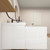 MOB 80" Modern Wall-Mounted Floating Double Sink Bathroom Vanity with 20" Side Storage Cabinet & Reinforced Acrylic Sink Top