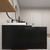 MOB 80" Modern Wall-Mounted Floating Double Sink Bathroom Vanity with 20" Side Storage Cabinet & Reinforced Acrylic Sink Top