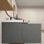 MOB 80" Modern Wall-Mounted Floating Double Sink Bathroom Vanity with 20" Side Storage Cabinet & Reinforced Acrylic Sink Top