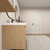 MOB 80" Modern Wall-Mounted Floating Double Sink Bathroom Vanity with 20" Side Storage Cabinet & Reinforced Acrylic Sink Top