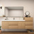 MOB 80" Modern Wall-Mounted Floating Single Sink Bathroom Vanity with 20" Side Storage Cabinet & Reinforced Acrylic Sink Top