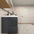 MOB 80" Modern Wall-Mounted Floating Single Sink Bathroom Vanity with 20" Side Storage Cabinet & Reinforced Acrylic Sink Top