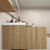 MOB 80" Modern Wall-Mounted Floating Single Sink Bathroom Vanity with 20" Side Storage Cabinet & Reinforced Acrylic Sink Top