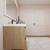 MOB 92" Modern Wall-Mounted Floating Double Sink Bathroom Vanity with 20" Side Storage Cabinet & Reinforced Acrylic Sink Top