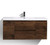 MORENO MOB 48" ROSEWOOD WALL MOUNTED MODERN BATHROOM VANITY WITH REINFORCED ACRYLIC SINK