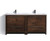 MOD 72'' ROSEWOOD MODERN BATHROOM VANITY WITH ACRYLIC SINK