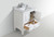 SYCA 30" WHITE BATHROOM VANITY WITH CARRARA MARBLE TOP