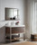 Lake 42" Rosewood Free Standing Modern Bathroom Vanity with Chrome Stainless Steel Frame with Acrylic Sink