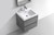 MORENO MOB 36" CONCRETE GREY WALL MOUNTED MODERN BATHROOM VANITY WITH REEINFORCED ACRYLIC SINK