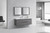 MORENO MOB 60" SINGLE SINK CONCRETE GREY WALL MOUNTED MODERN BATHROOM VANITY WITH REEINFORCED ACRYLIC SINK