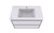 Molly 36" High Gloss White Wall Mounted Modern Vanity