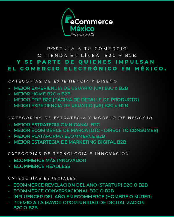 Convocatoria eCommerce Mexico Awards 2025