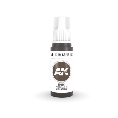 AK Interactive - Sepia INK 17ml - 3Gen - AK11219